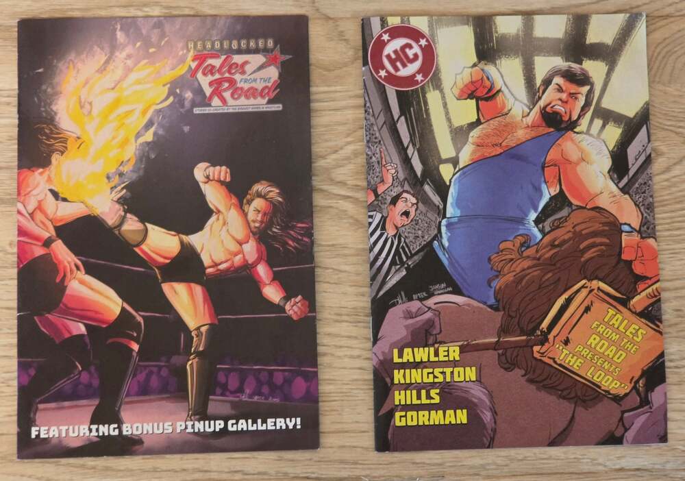 Lot Of 2 Tales From The Road Comic Books Pre-owned Jerry Lawler and Joey Janela